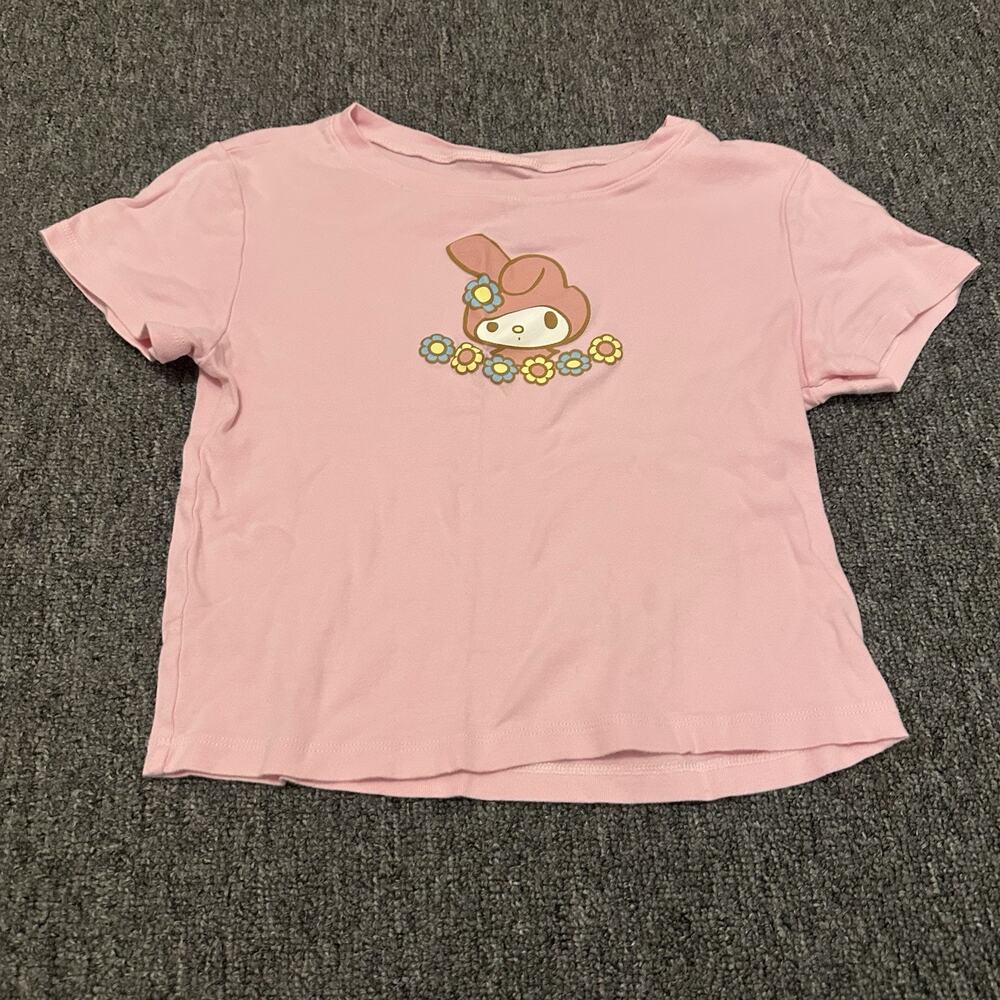Sanrio My Melody Graphic Tee Size Large Babydoll Crop